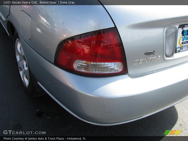 Molten Silver / Stone Gray 2003 Nissan Sentra GXE