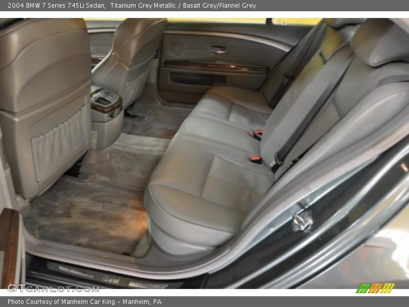 Titanium Grey Metallic / Basalt Grey/Flannel Grey 2004 BMW 7 Series 745Li Sedan