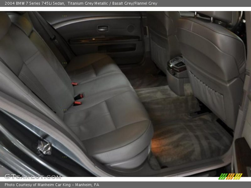 Titanium Grey Metallic / Basalt Grey/Flannel Grey 2004 BMW 7 Series 745Li Sedan