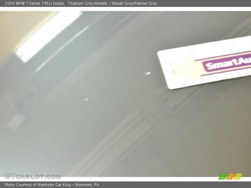 Titanium Grey Metallic / Basalt Grey/Flannel Grey 2004 BMW 7 Series 745Li Sedan