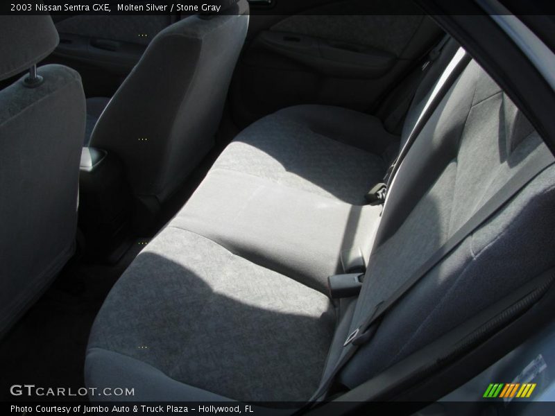 Molten Silver / Stone Gray 2003 Nissan Sentra GXE
