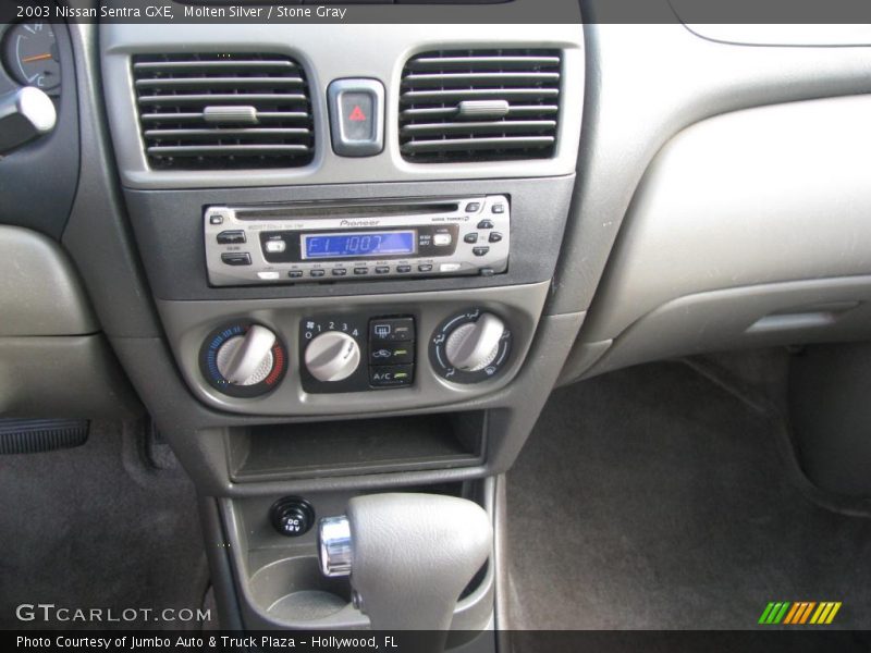 Molten Silver / Stone Gray 2003 Nissan Sentra GXE