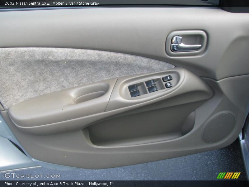 Molten Silver / Stone Gray 2003 Nissan Sentra GXE
