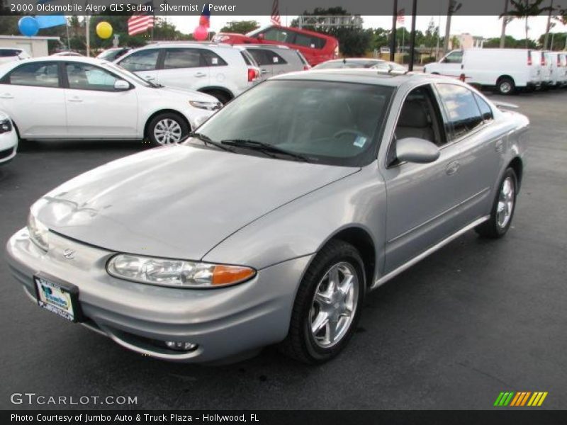 Silvermist / Pewter 2000 Oldsmobile Alero GLS Sedan