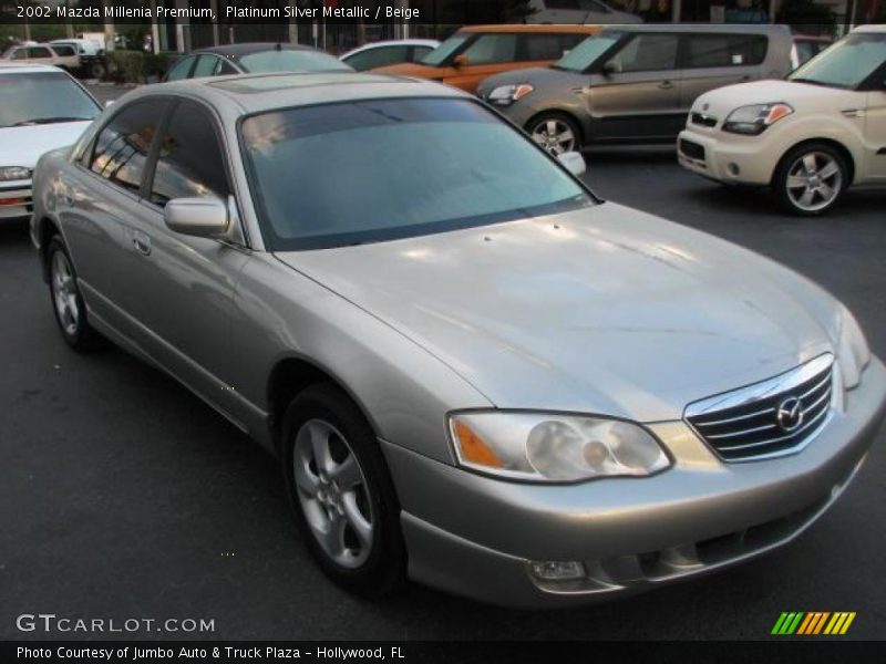 Platinum Silver Metallic / Beige 2002 Mazda Millenia Premium