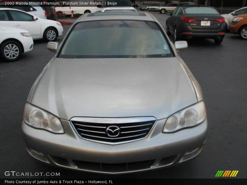 Platinum Silver Metallic / Beige 2002 Mazda Millenia Premium