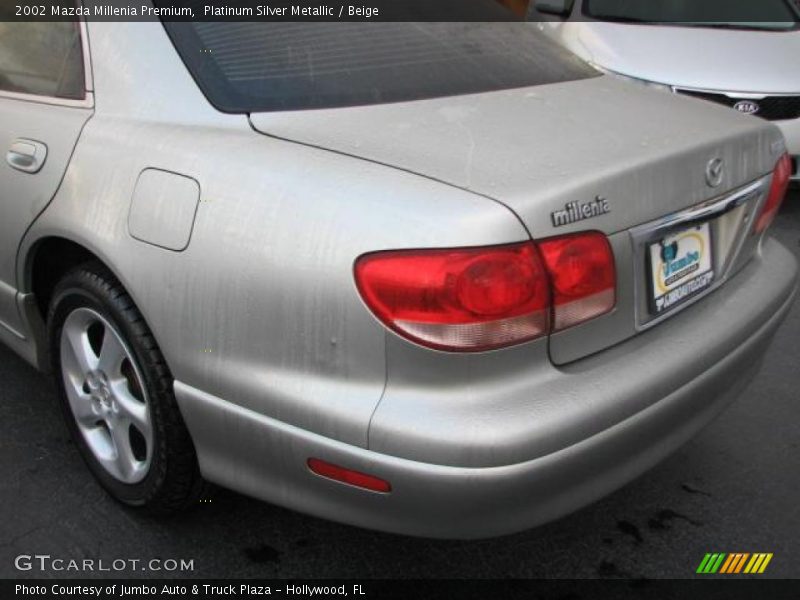 Platinum Silver Metallic / Beige 2002 Mazda Millenia Premium