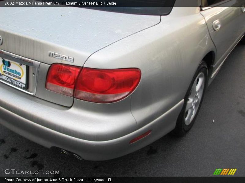 Platinum Silver Metallic / Beige 2002 Mazda Millenia Premium