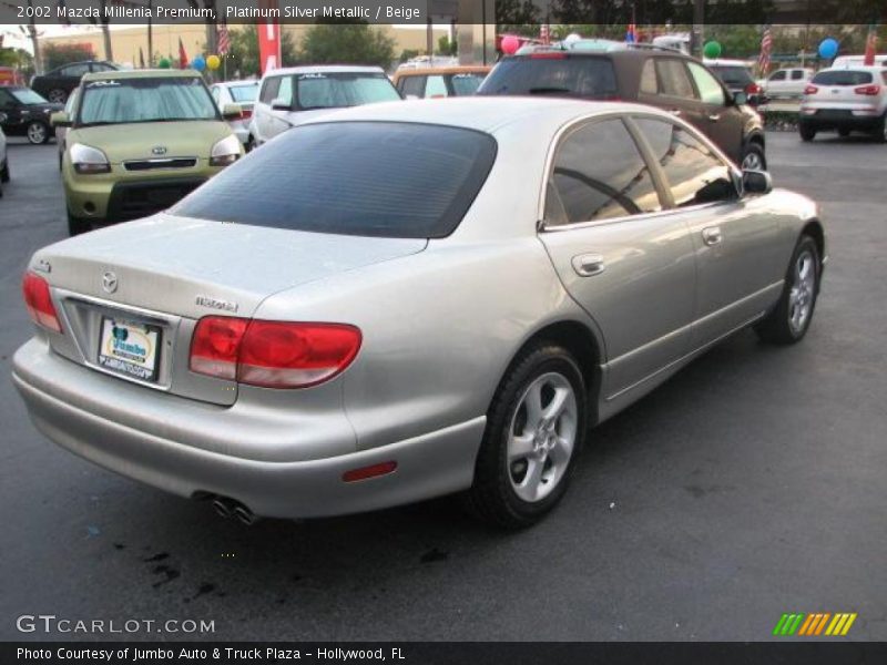 Platinum Silver Metallic / Beige 2002 Mazda Millenia Premium