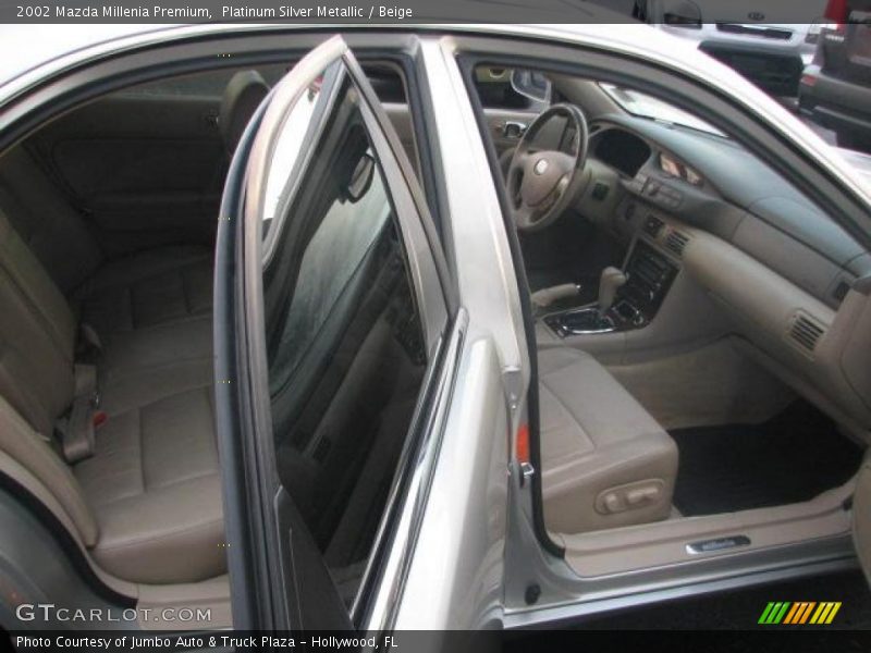 Platinum Silver Metallic / Beige 2002 Mazda Millenia Premium