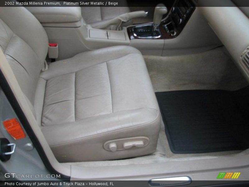 Platinum Silver Metallic / Beige 2002 Mazda Millenia Premium