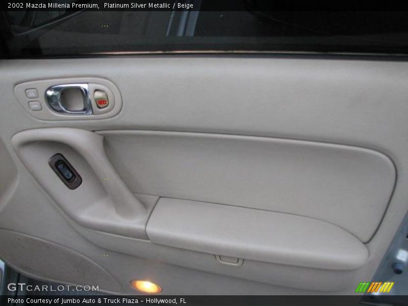Platinum Silver Metallic / Beige 2002 Mazda Millenia Premium