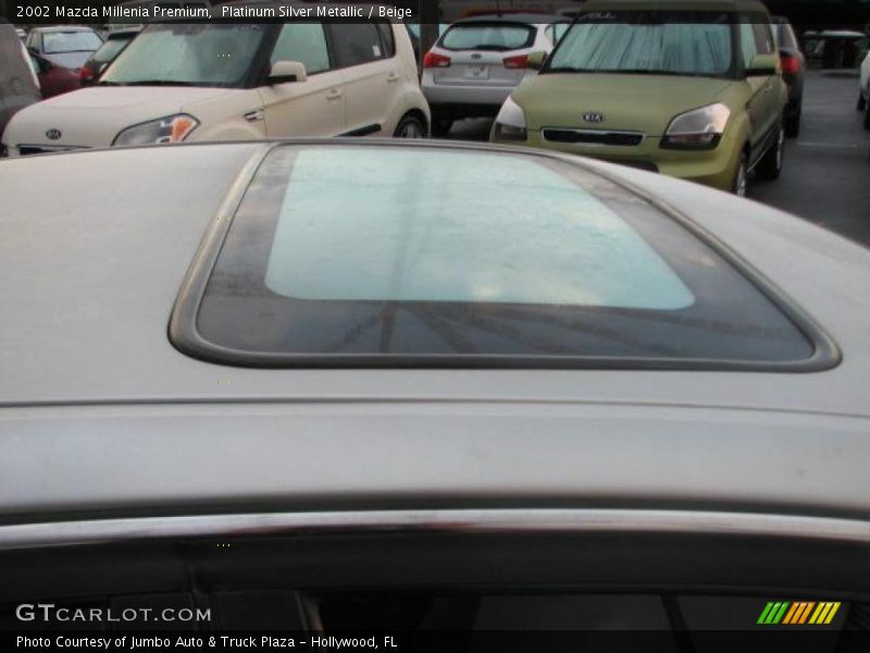 Platinum Silver Metallic / Beige 2002 Mazda Millenia Premium