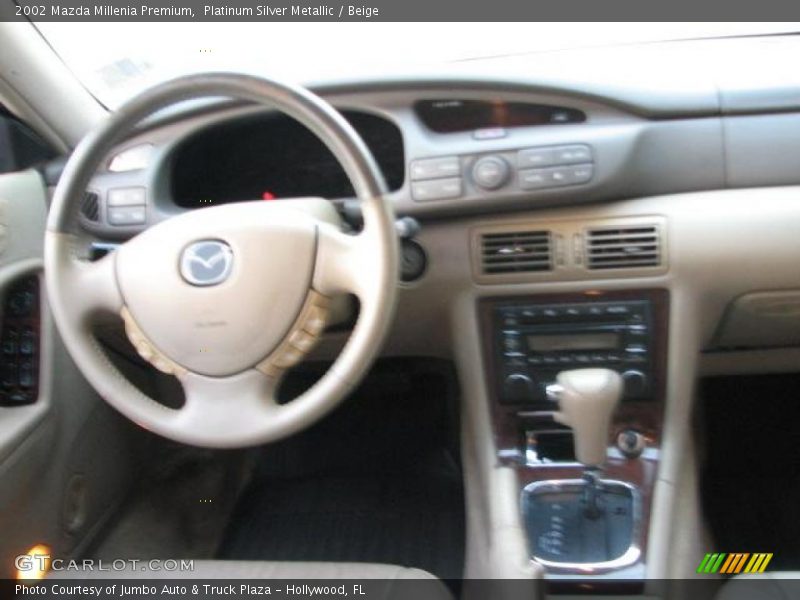 Platinum Silver Metallic / Beige 2002 Mazda Millenia Premium