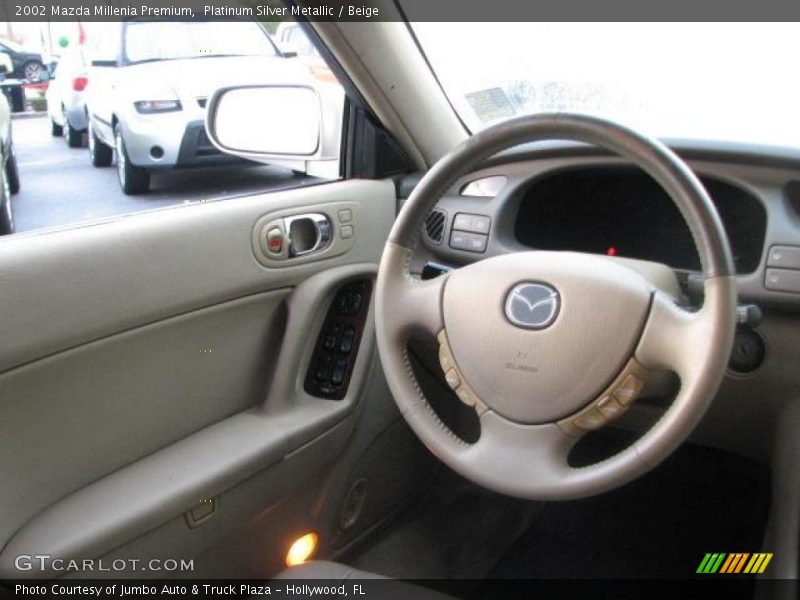 Platinum Silver Metallic / Beige 2002 Mazda Millenia Premium