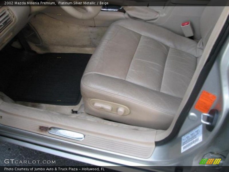 Platinum Silver Metallic / Beige 2002 Mazda Millenia Premium
