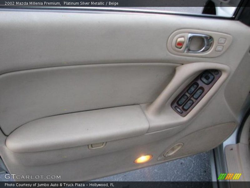 Platinum Silver Metallic / Beige 2002 Mazda Millenia Premium