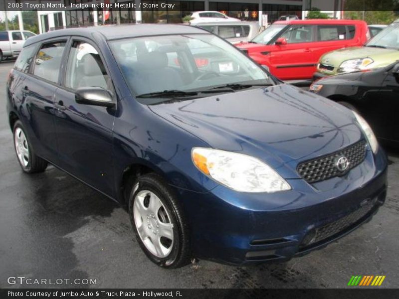 Indigo Ink Blue Metallic / Stone Gray 2003 Toyota Matrix