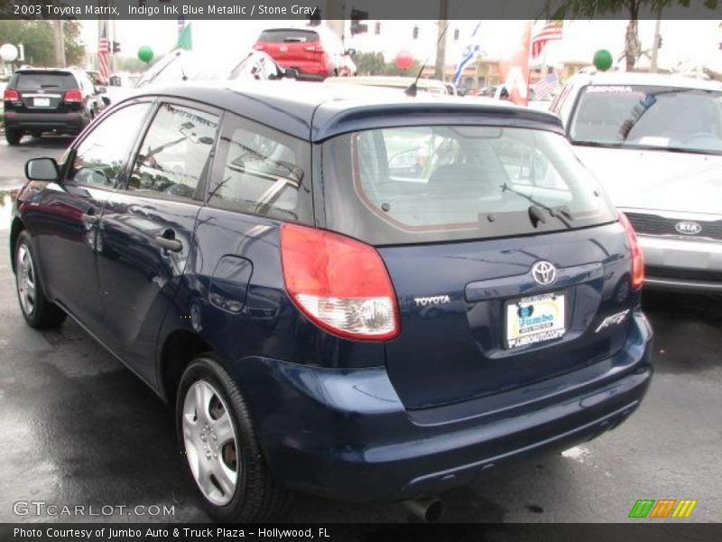 Indigo Ink Blue Metallic / Stone Gray 2003 Toyota Matrix