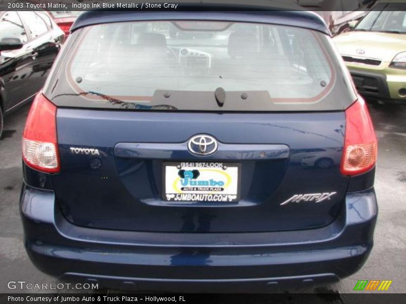 Indigo Ink Blue Metallic / Stone Gray 2003 Toyota Matrix