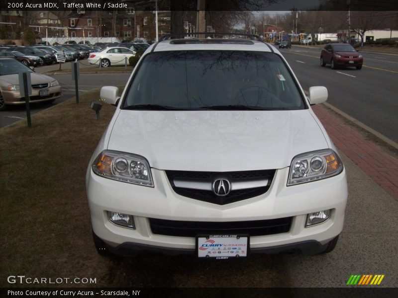 Taffeta White / Saddle 2006 Acura MDX
