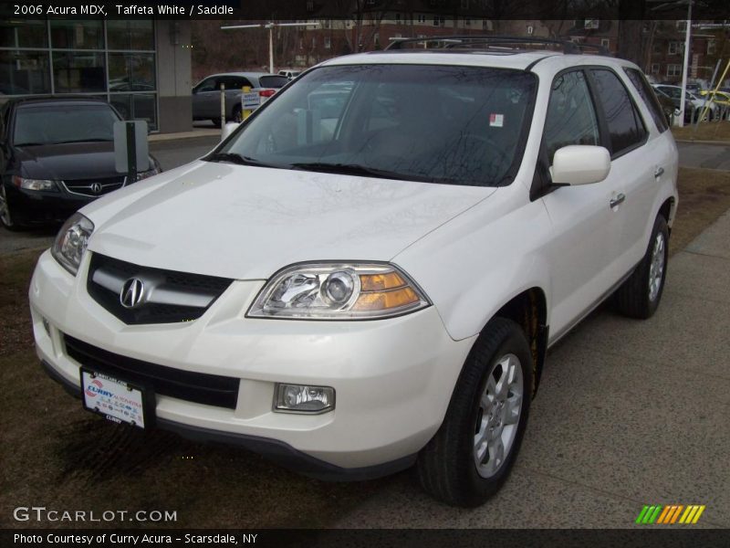 Taffeta White / Saddle 2006 Acura MDX