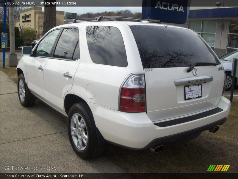 Taffeta White / Saddle 2006 Acura MDX