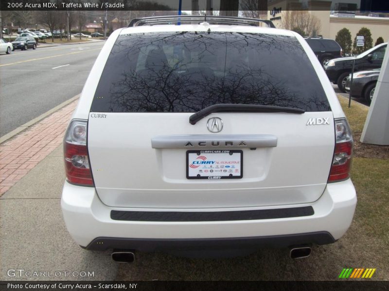 Taffeta White / Saddle 2006 Acura MDX