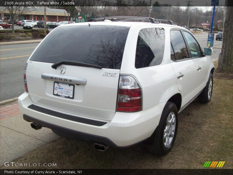 Taffeta White / Saddle 2006 Acura MDX