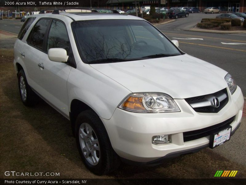 Taffeta White / Saddle 2006 Acura MDX