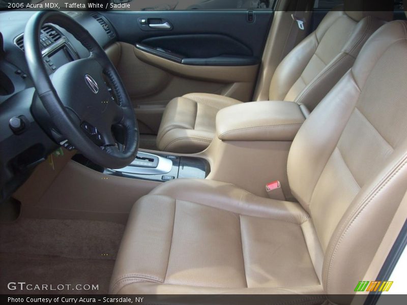 Taffeta White / Saddle 2006 Acura MDX