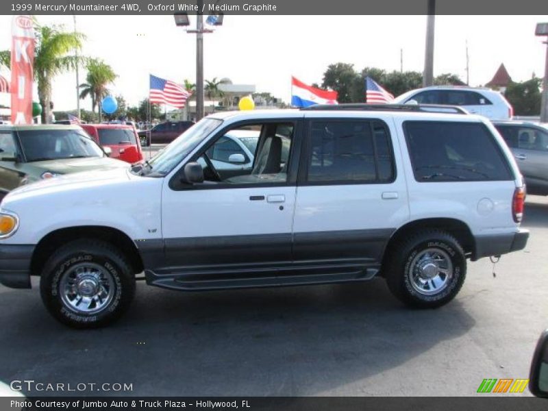 Oxford White / Medium Graphite 1999 Mercury Mountaineer 4WD