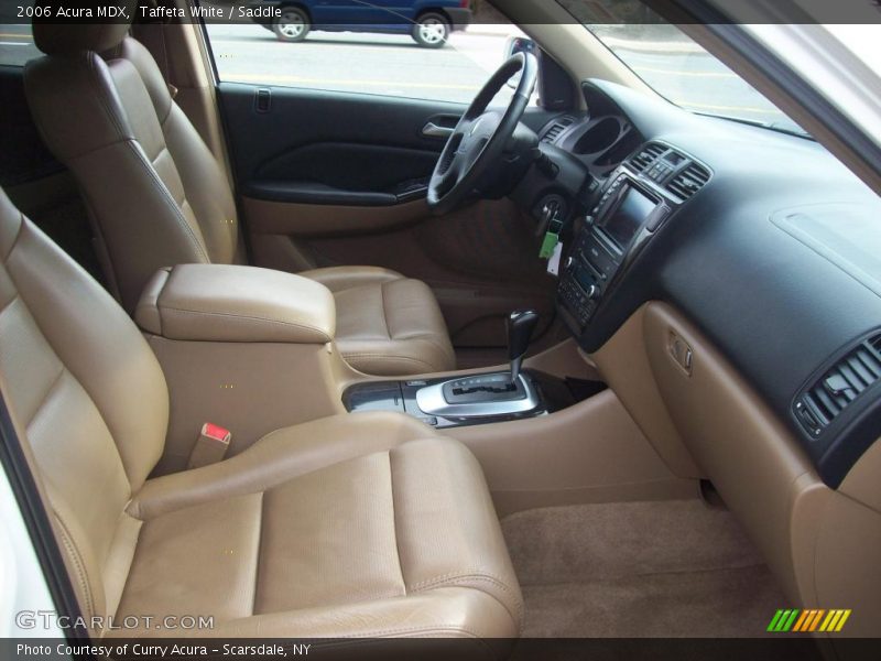 Taffeta White / Saddle 2006 Acura MDX