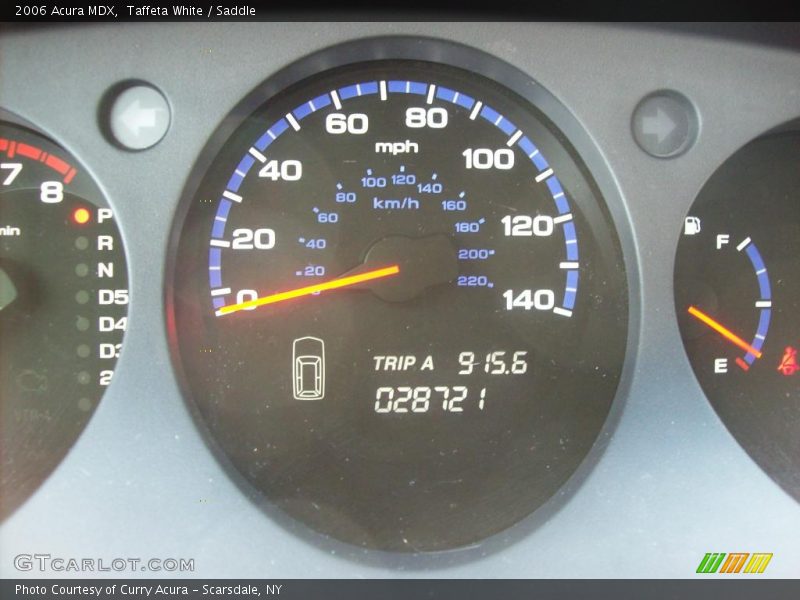 Taffeta White / Saddle 2006 Acura MDX