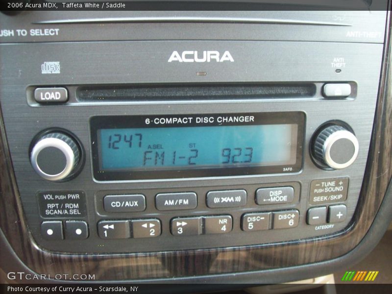 Taffeta White / Saddle 2006 Acura MDX