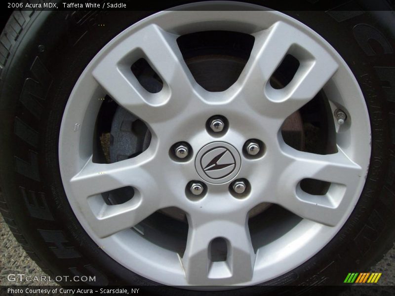 Taffeta White / Saddle 2006 Acura MDX