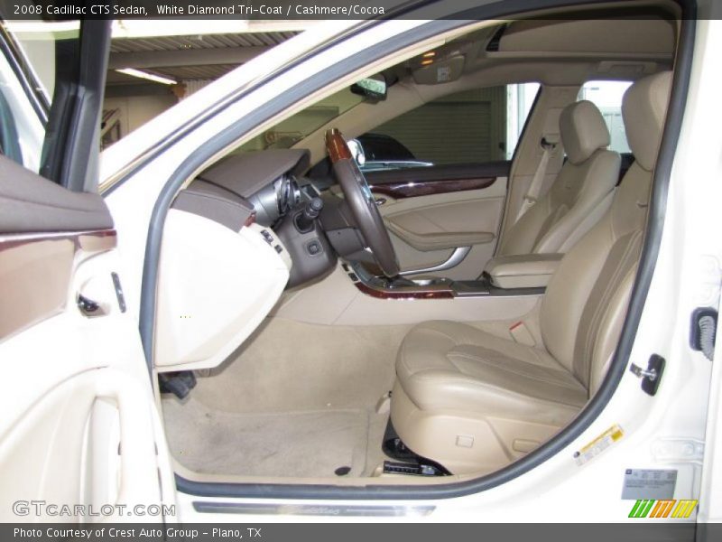 White Diamond Tri-Coat / Cashmere/Cocoa 2008 Cadillac CTS Sedan