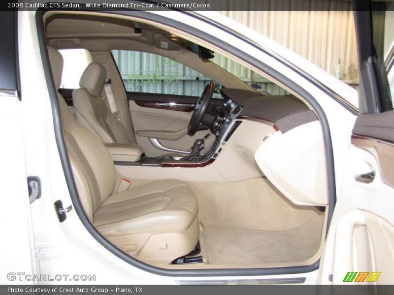White Diamond Tri-Coat / Cashmere/Cocoa 2008 Cadillac CTS Sedan
