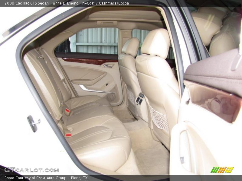 White Diamond Tri-Coat / Cashmere/Cocoa 2008 Cadillac CTS Sedan