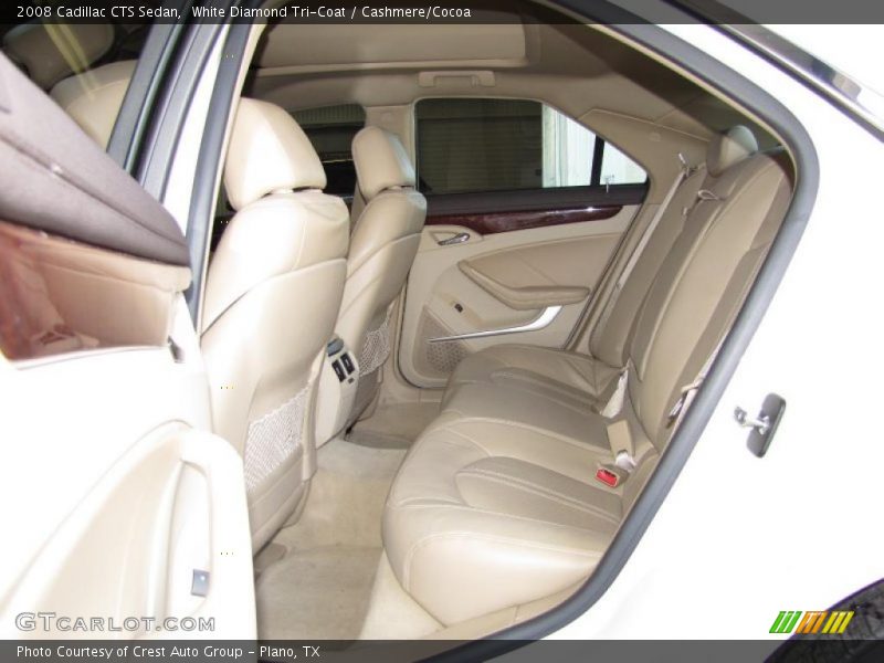 White Diamond Tri-Coat / Cashmere/Cocoa 2008 Cadillac CTS Sedan