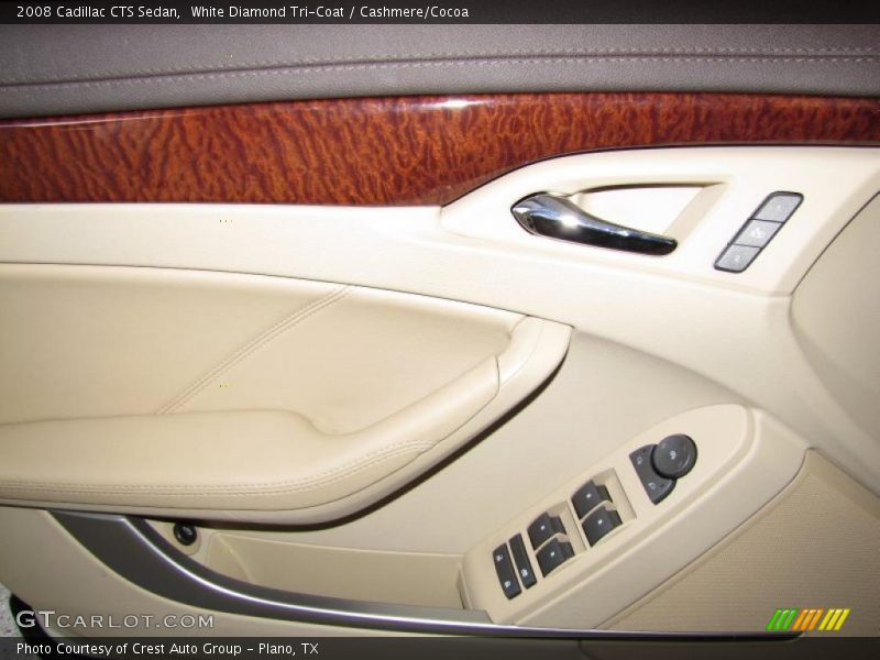 White Diamond Tri-Coat / Cashmere/Cocoa 2008 Cadillac CTS Sedan