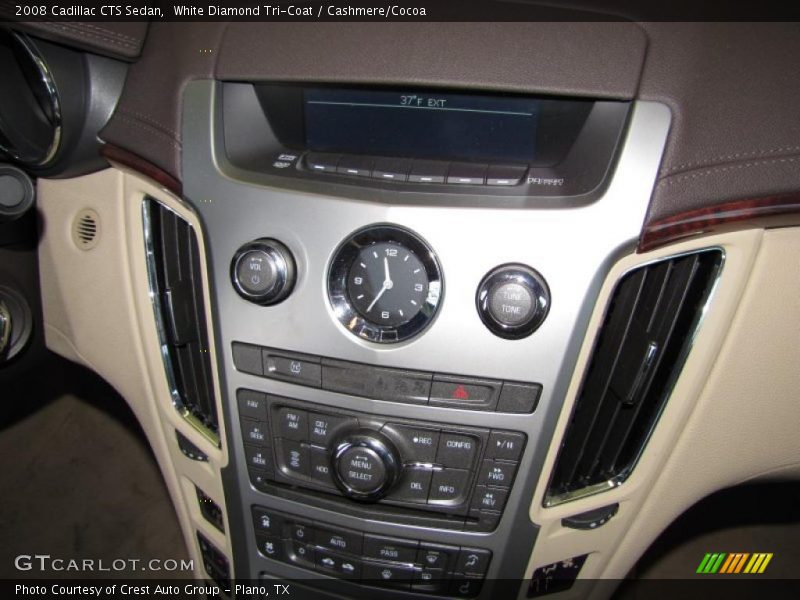 White Diamond Tri-Coat / Cashmere/Cocoa 2008 Cadillac CTS Sedan