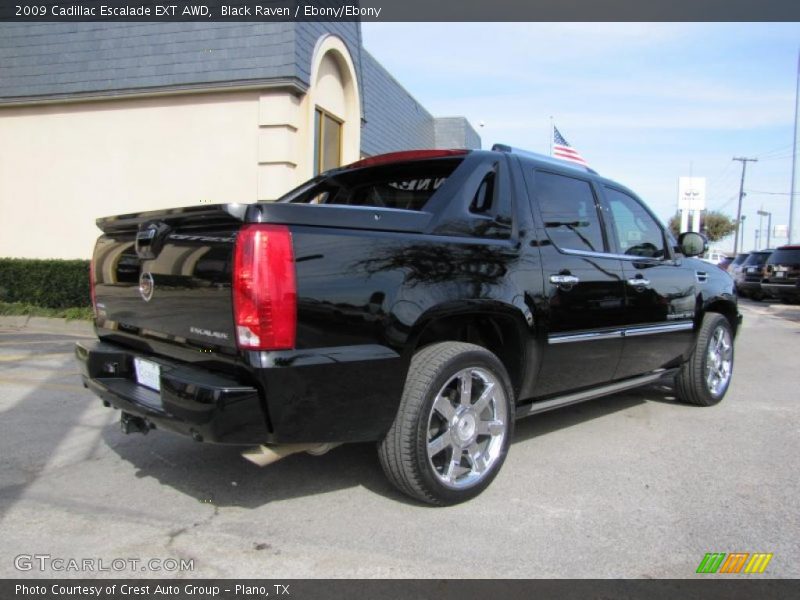 Black Raven / Ebony/Ebony 2009 Cadillac Escalade EXT AWD