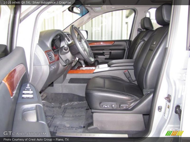  2010 QX 56 Graphite Interior