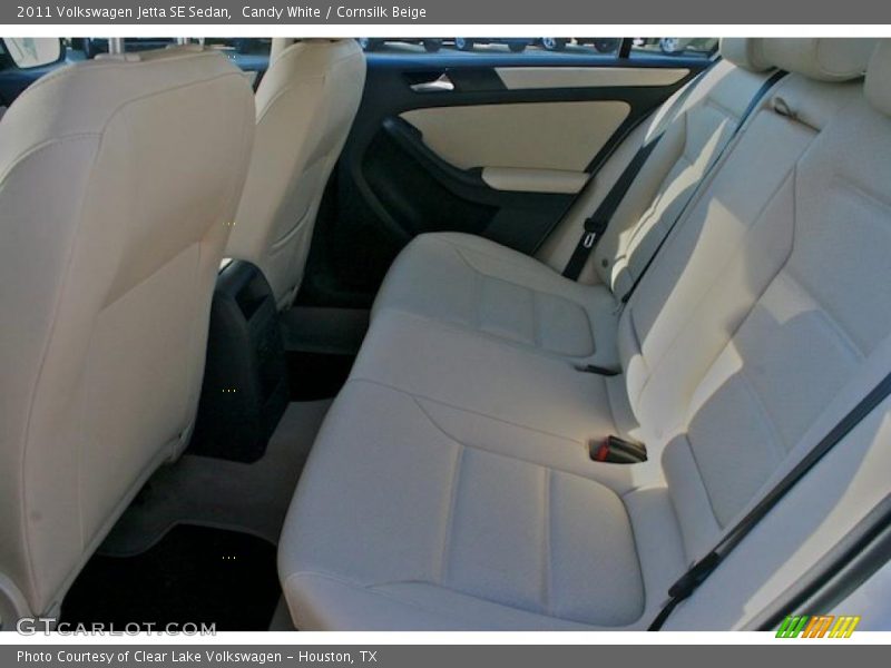 Candy White / Cornsilk Beige 2011 Volkswagen Jetta SE Sedan