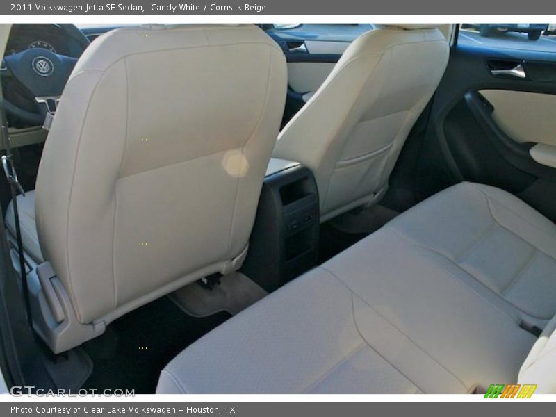 Candy White / Cornsilk Beige 2011 Volkswagen Jetta SE Sedan