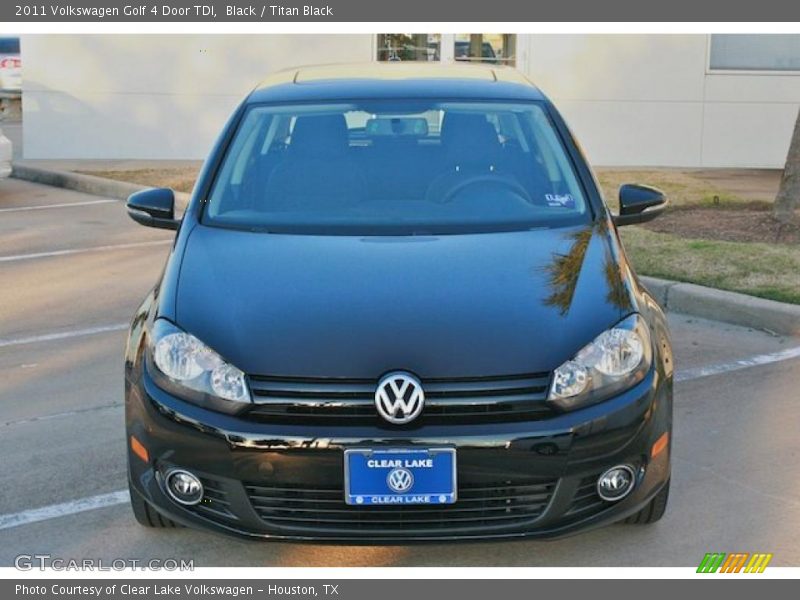 Black / Titan Black 2011 Volkswagen Golf 4 Door TDI