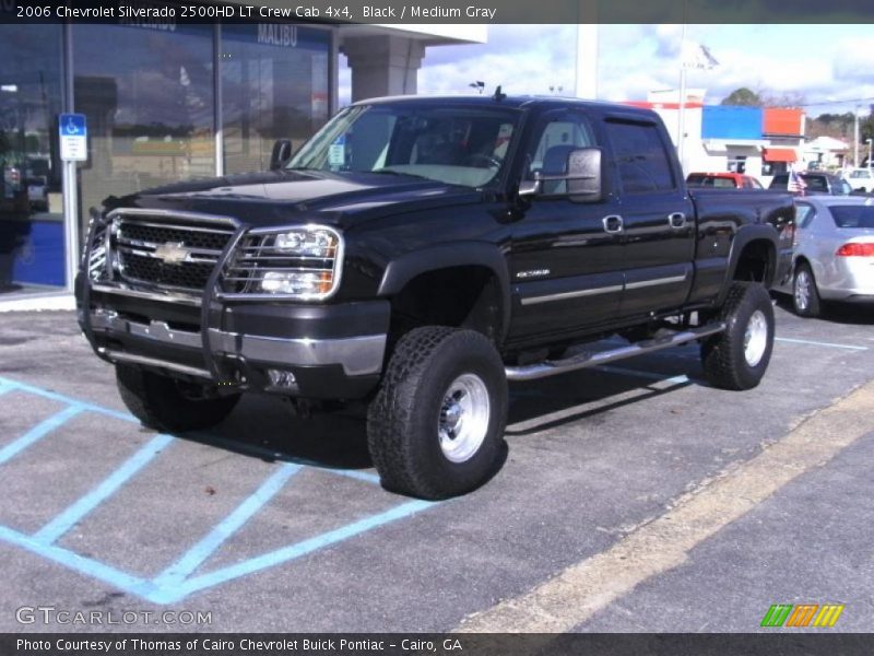 Black / Medium Gray 2006 Chevrolet Silverado 2500HD LT Crew Cab 4x4