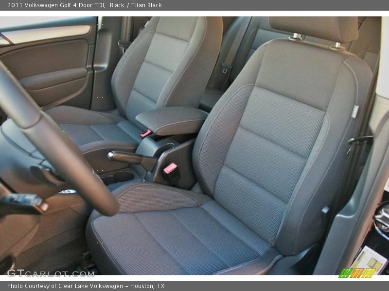 Black / Titan Black 2011 Volkswagen Golf 4 Door TDI