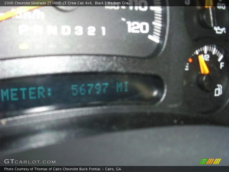 Black / Medium Gray 2006 Chevrolet Silverado 2500HD LT Crew Cab 4x4